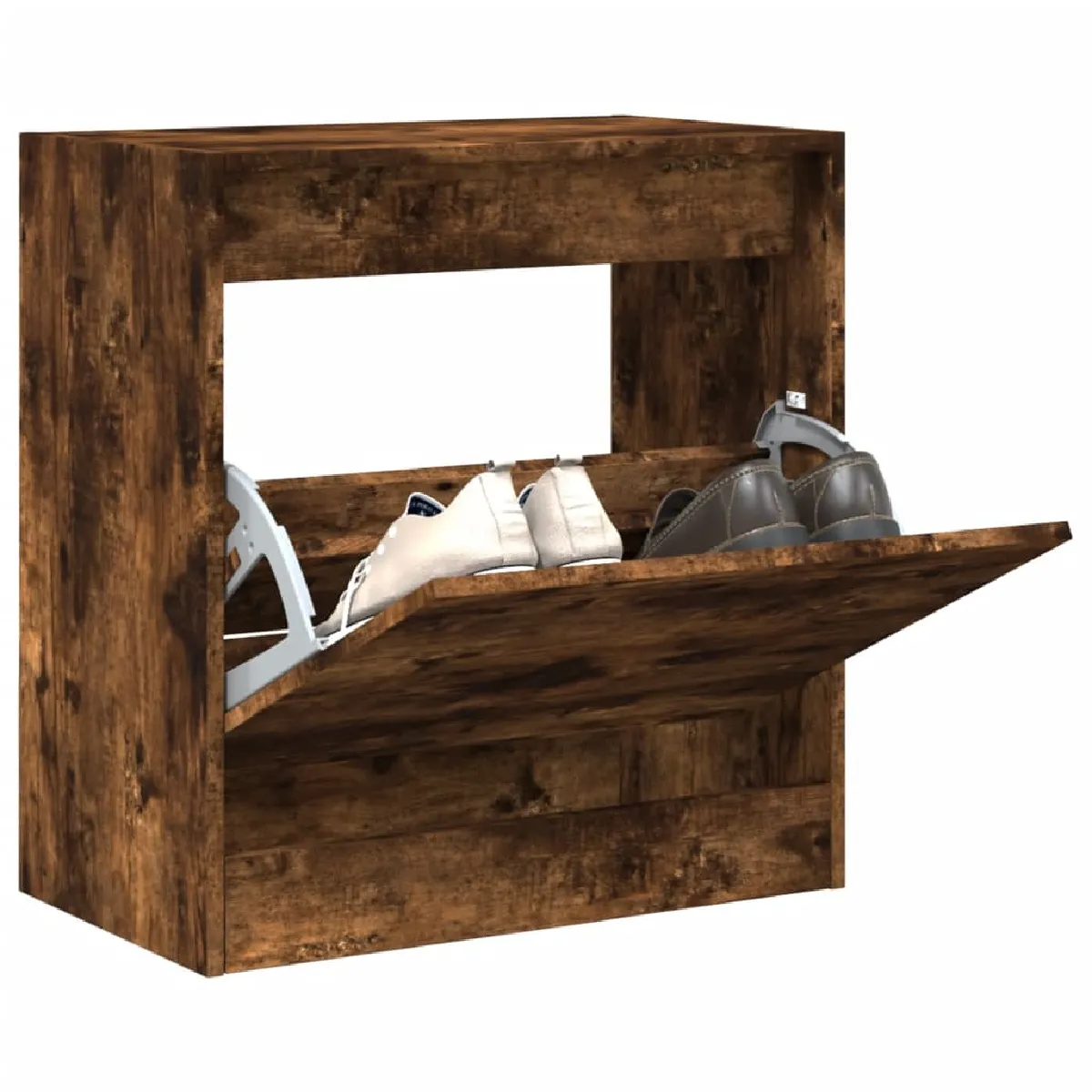 VIDAXL - Meuble à chaussures - Chêne - 60x34x63,5 cm - Image 2