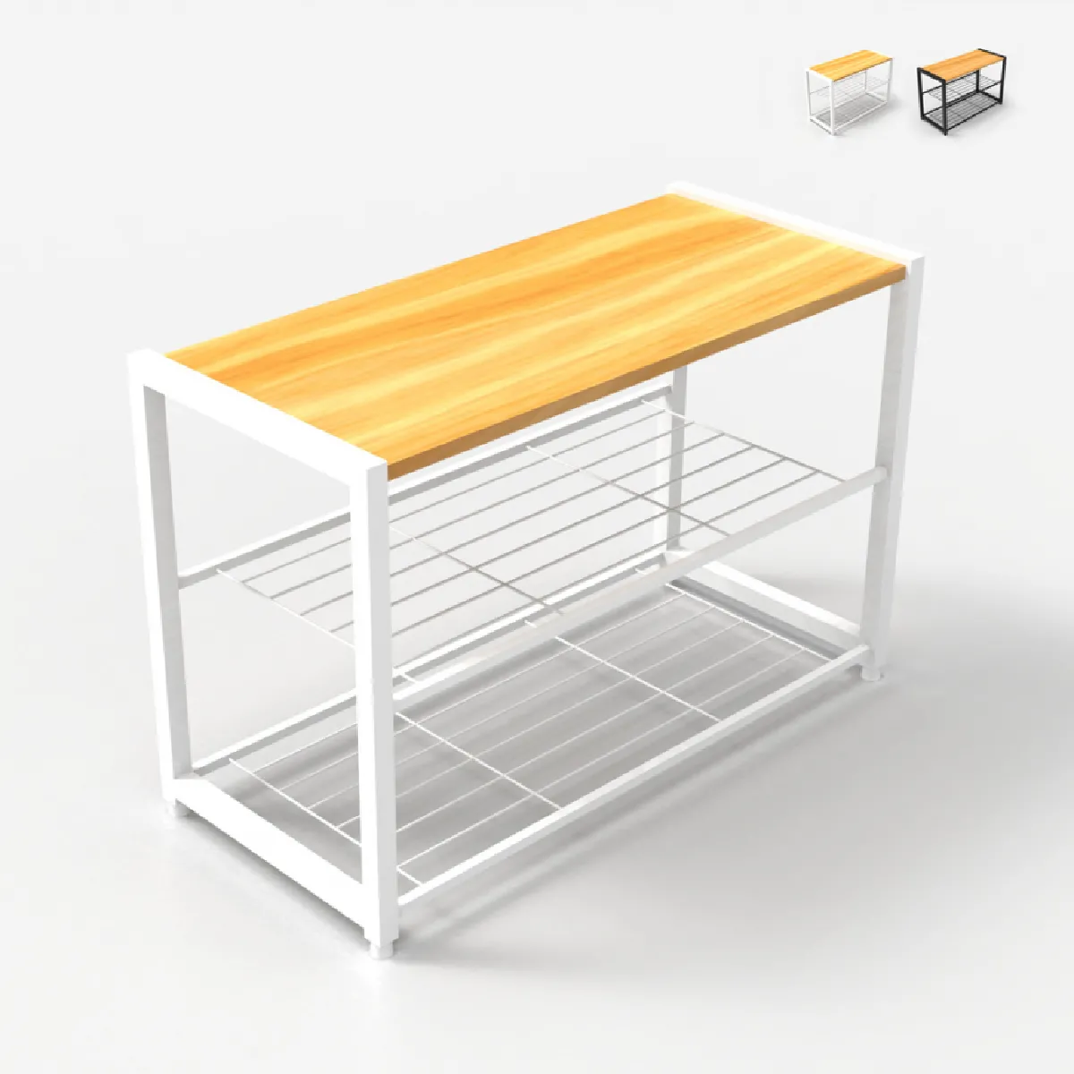 Ahd amazing home design meuble à chaussures Amnes - Blanc Ahd amazing home design meuble à chaussures Amnes - Blanc