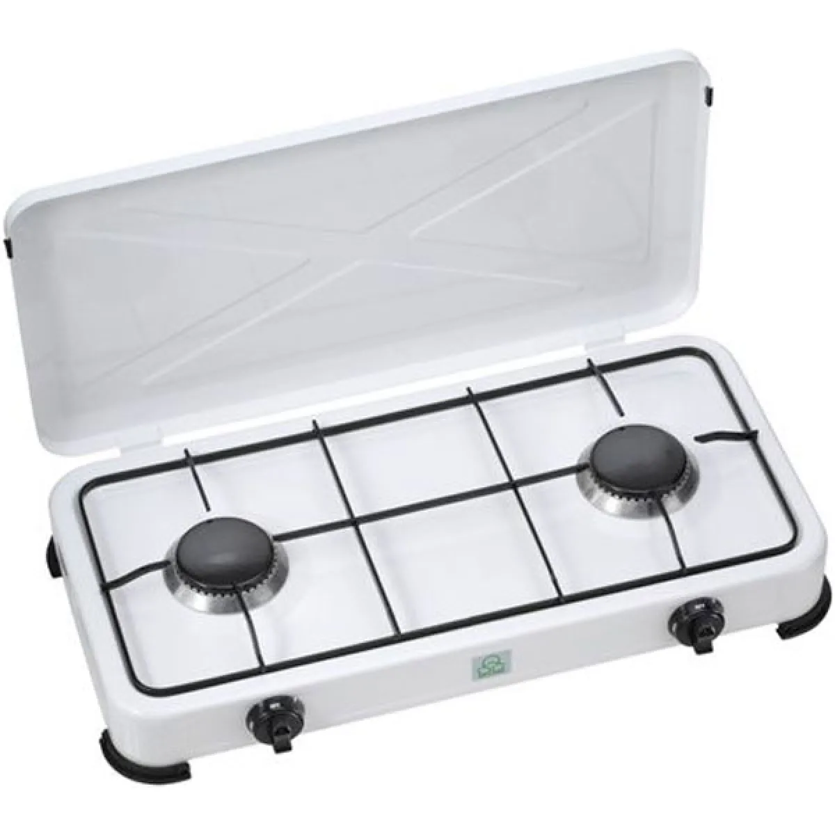 Tristar Blanc Réchaud Gaz 2 Feux 1500W Firefriend Ko6382 - Image 3