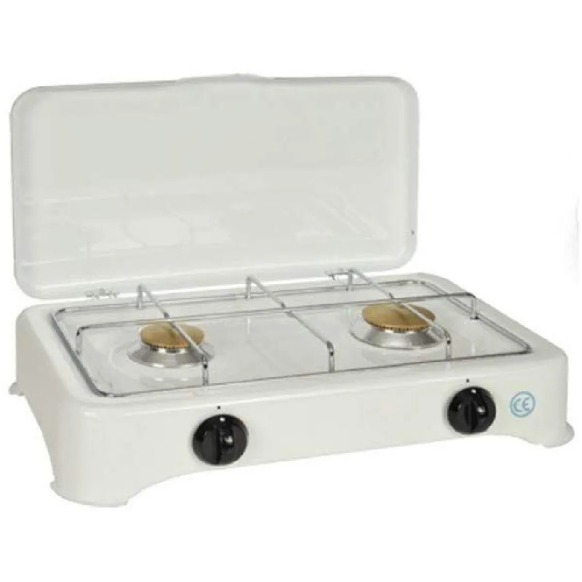 Kitchen Chef Professional Blanc 5326C - Réchaud À Gaz - 3.4 Kwatt - Émail - Image 3