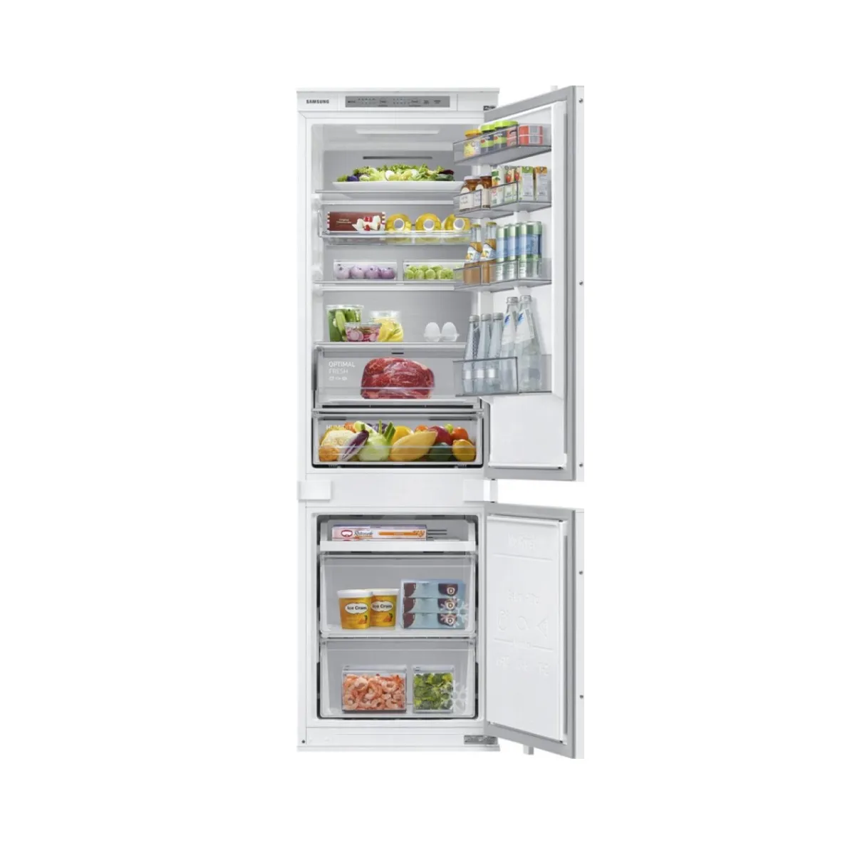 Réfrigérateur combiné encastrable BRB26705EWW Metal Cooling