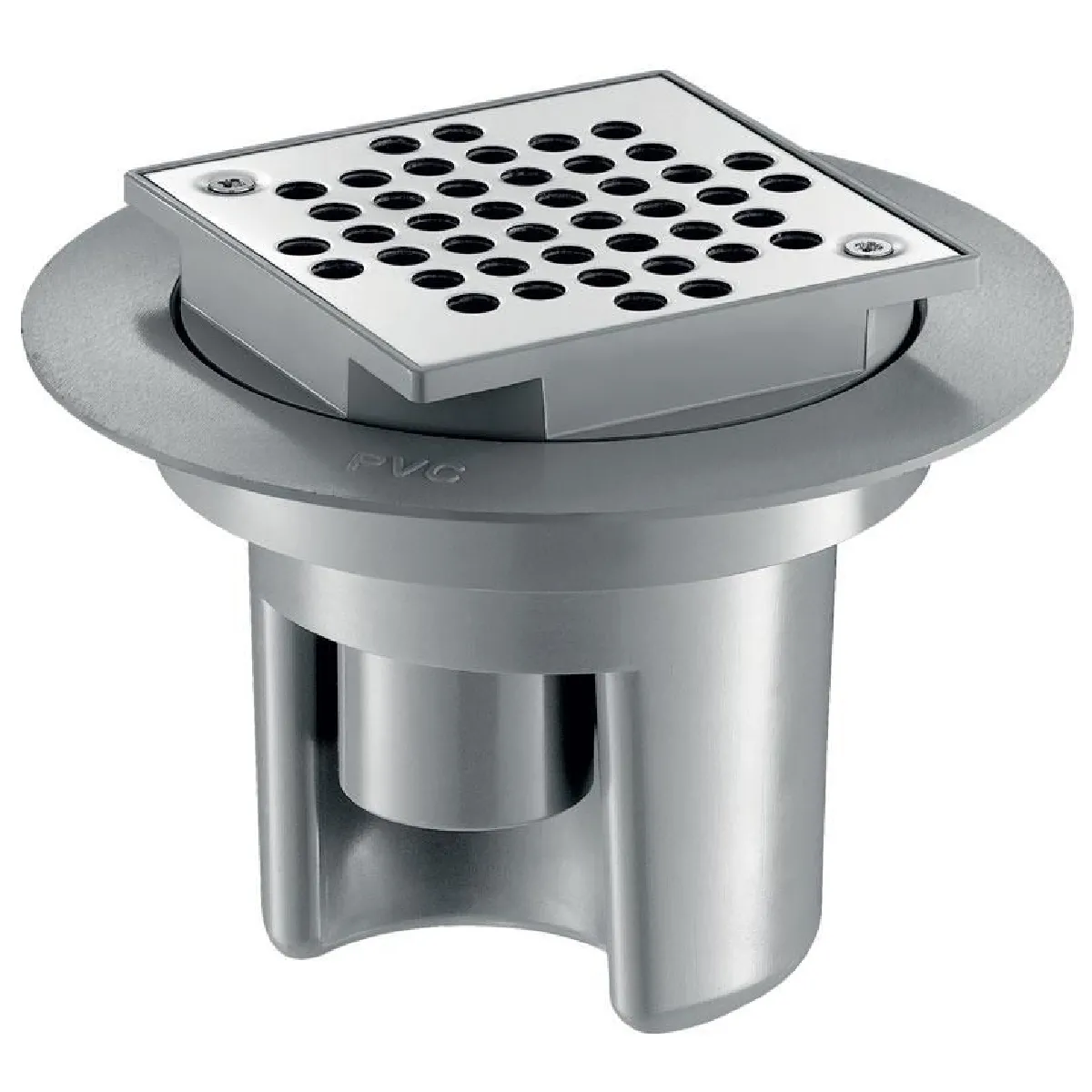 Delabie Siphon de sol à grille inviolable en inox - 40 mm