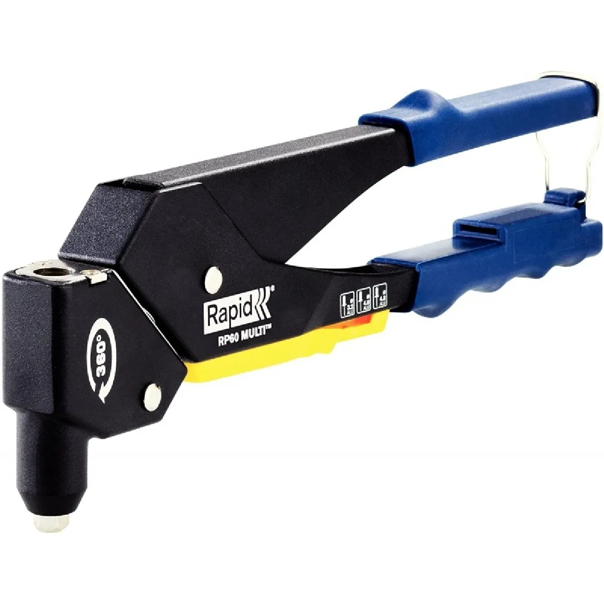 Rapid Pince À Riveter Rp60 Multi-Tête Pivotante