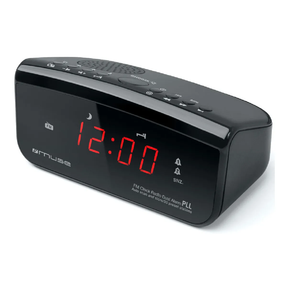 Muse Radio Réveil Tuner Digital M12 Cr - Image 2
