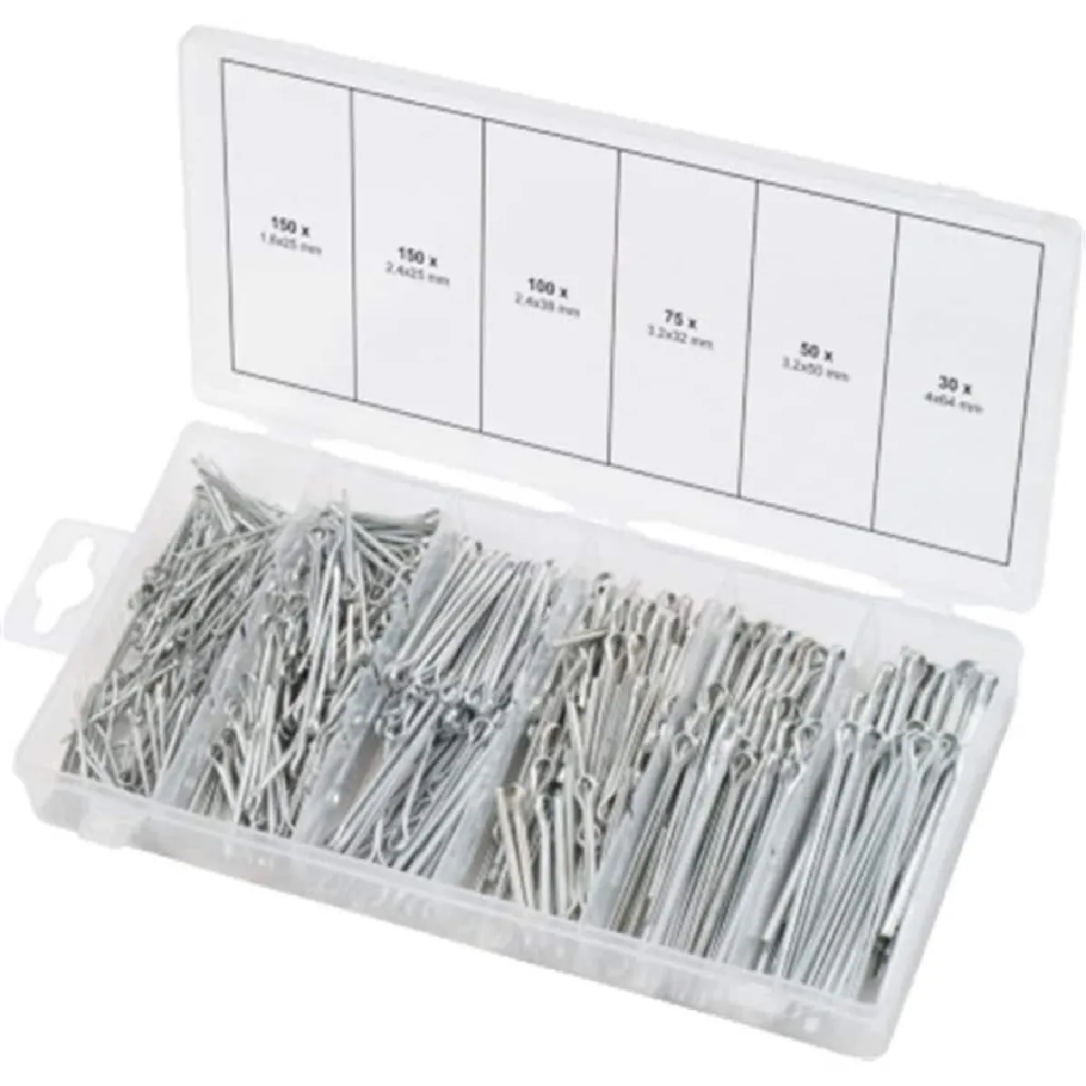 Ks Tools Goupilles Fendues Assortiment 555 Pcs