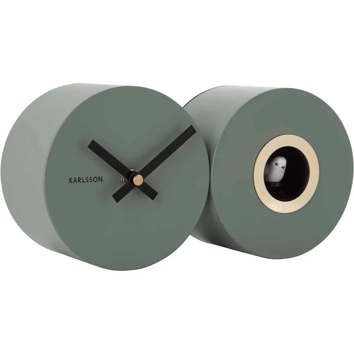 Karlsson Vert Horloge Murale Duo Cuckoo - Image 2