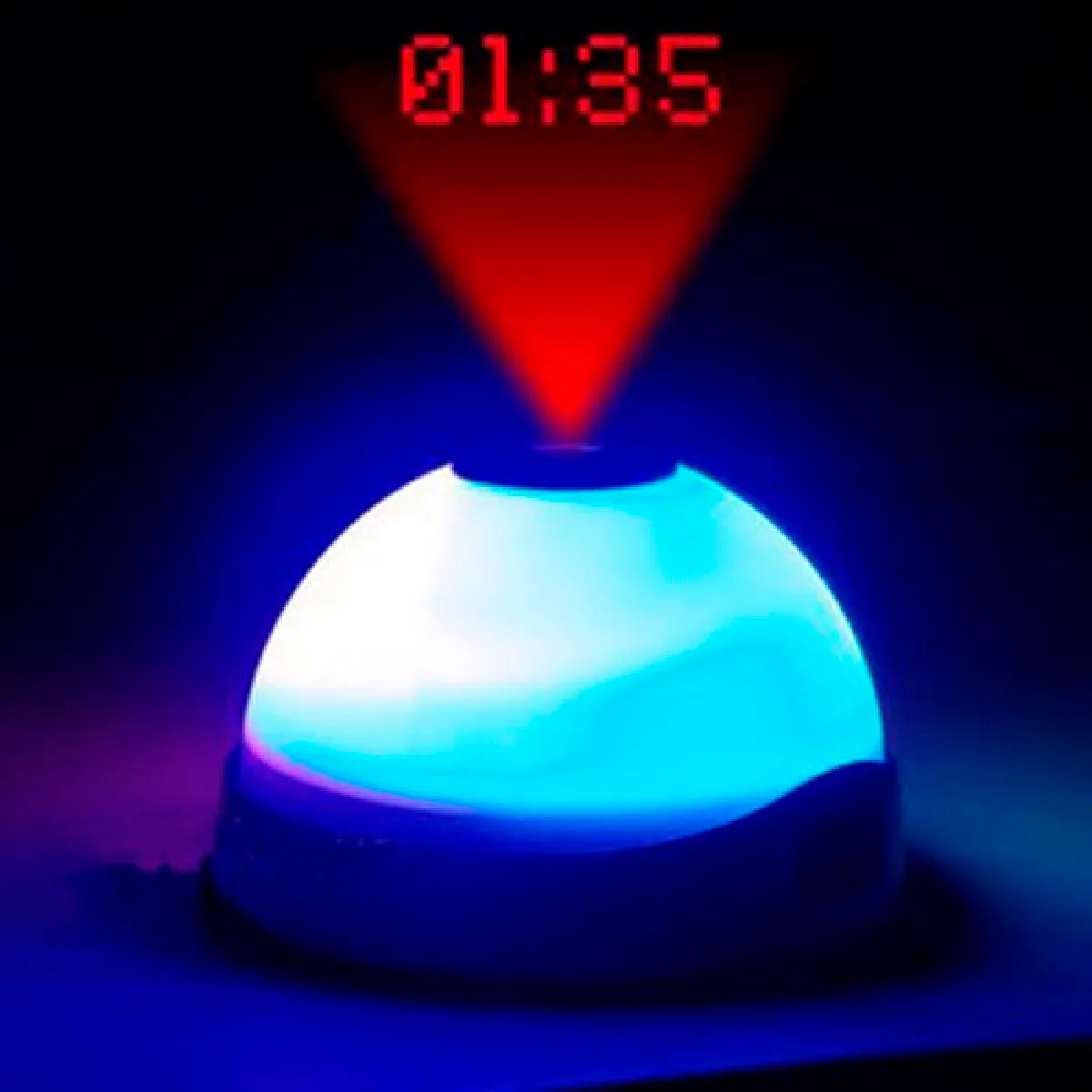 Générique Réveil Digital Led Projecteur - Multicolore