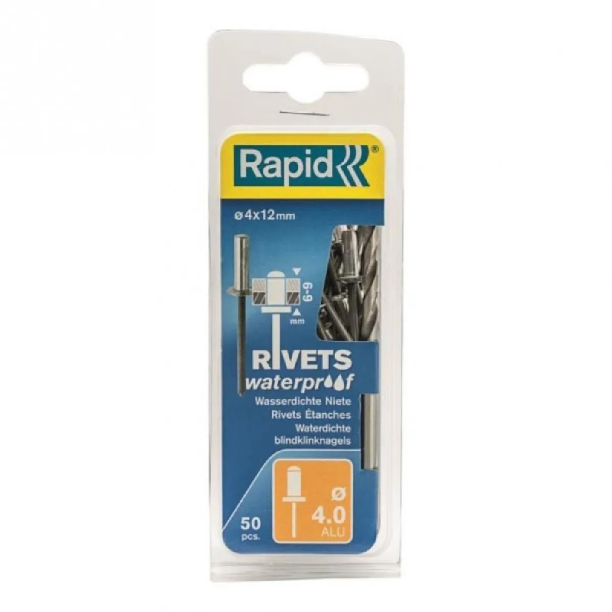 Rapid Rivets Étanches 4X12mm En Alu - Image 4