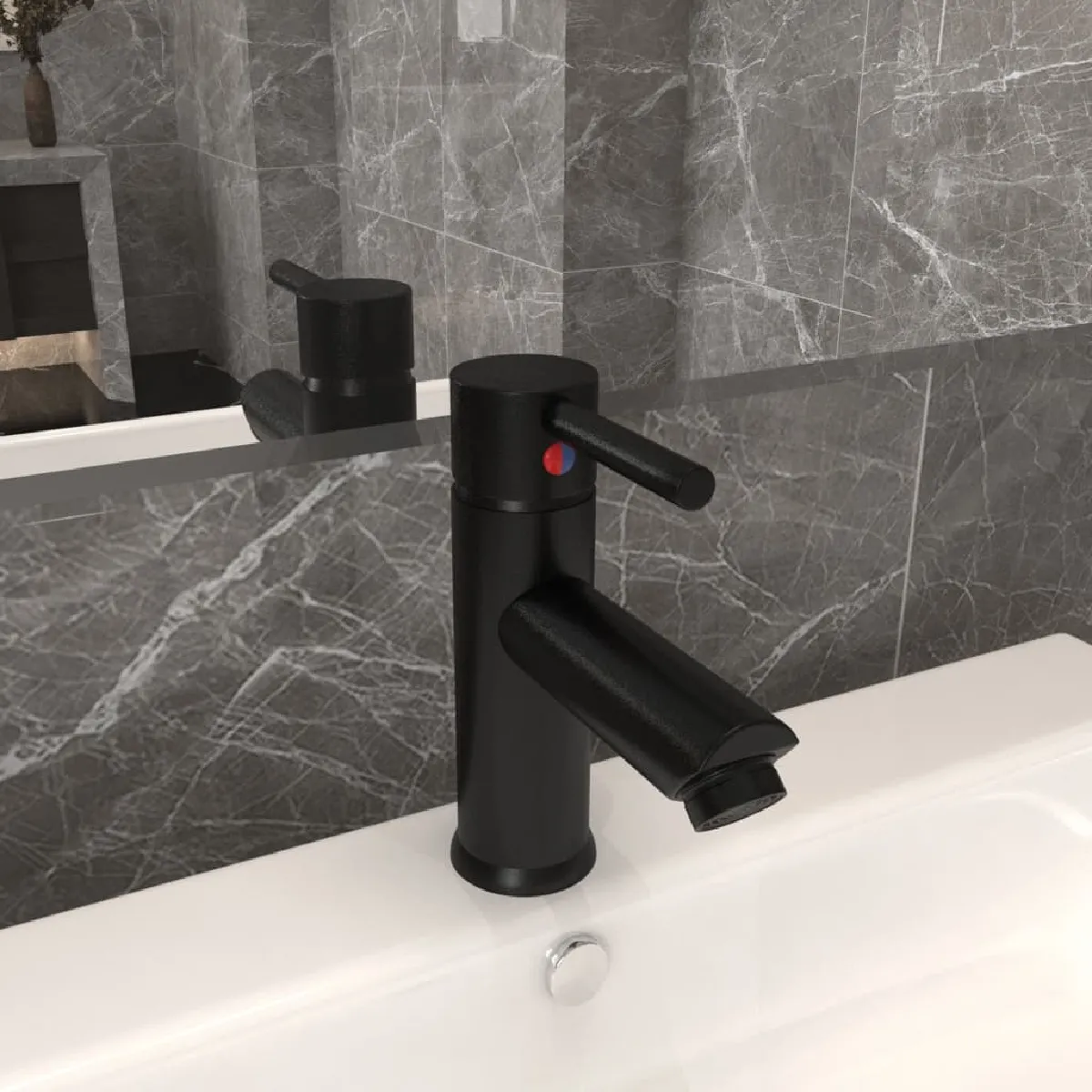 VIDAxl Robinet de lavabo Doré - vue 4