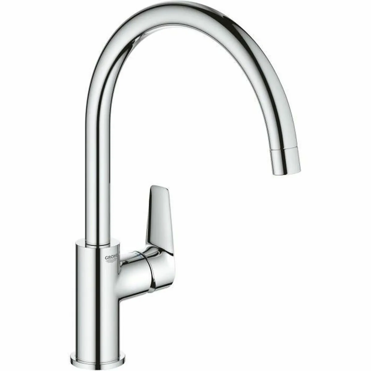 Non Communiqué Chromé Robinet De Cuisine Monocommande Grohe Startedge Quickfix - Image 2