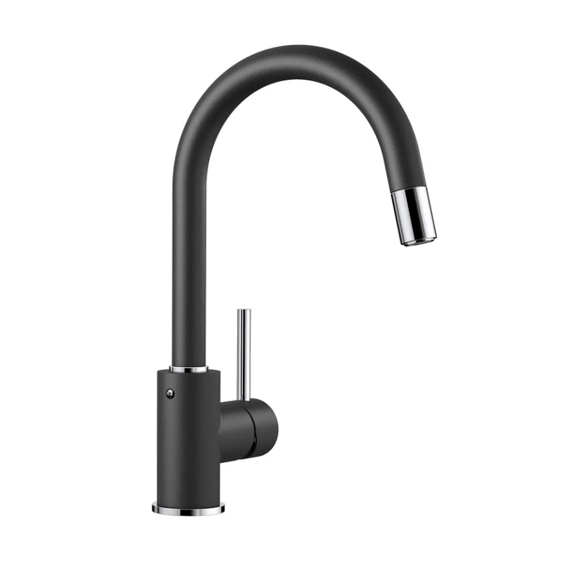 BLANCO Mitigeur &eacute;vier avec douchette anthracite - 521455 - 