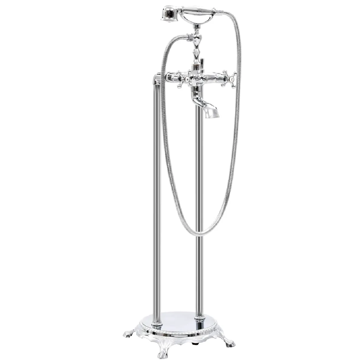 vidaXL Robinet de baignoire sur pied