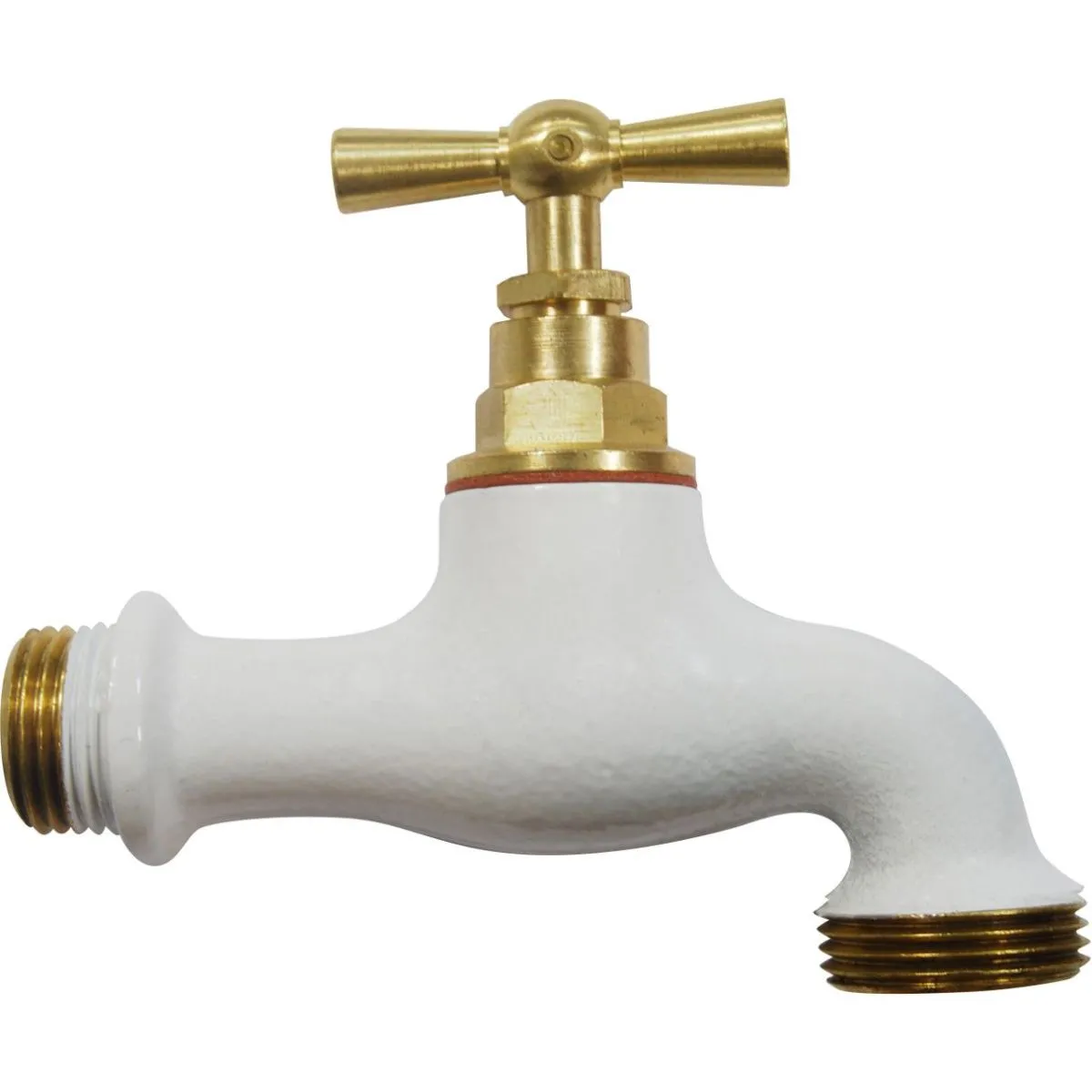Boutte Blanc Robinet Extérieur Laiton