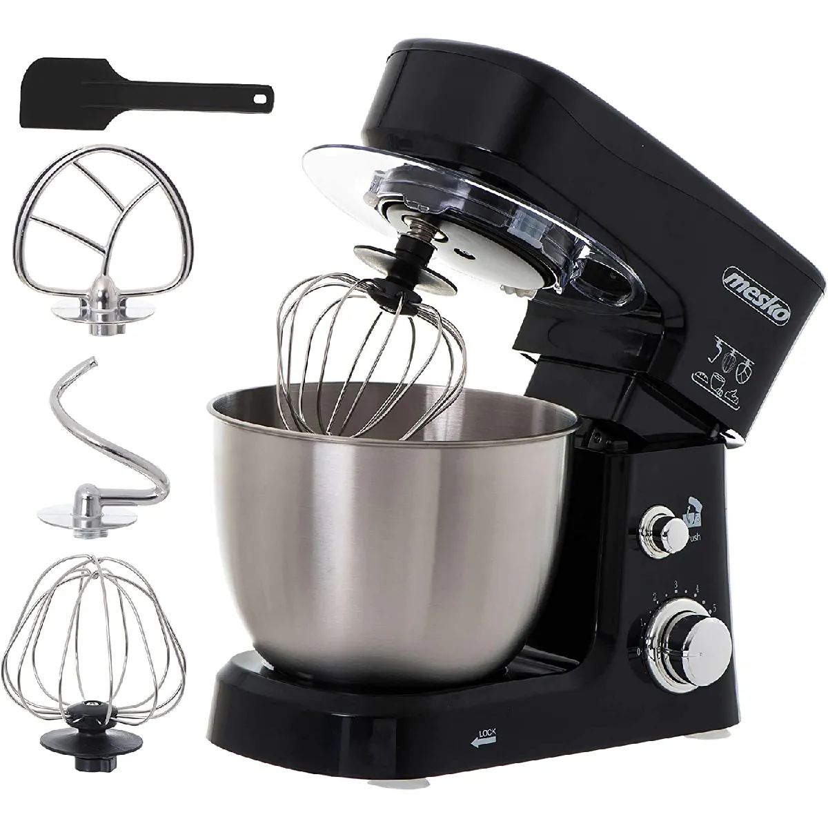MESKO  Robot p&acirc;tissier plan&eacute;taire - Noir