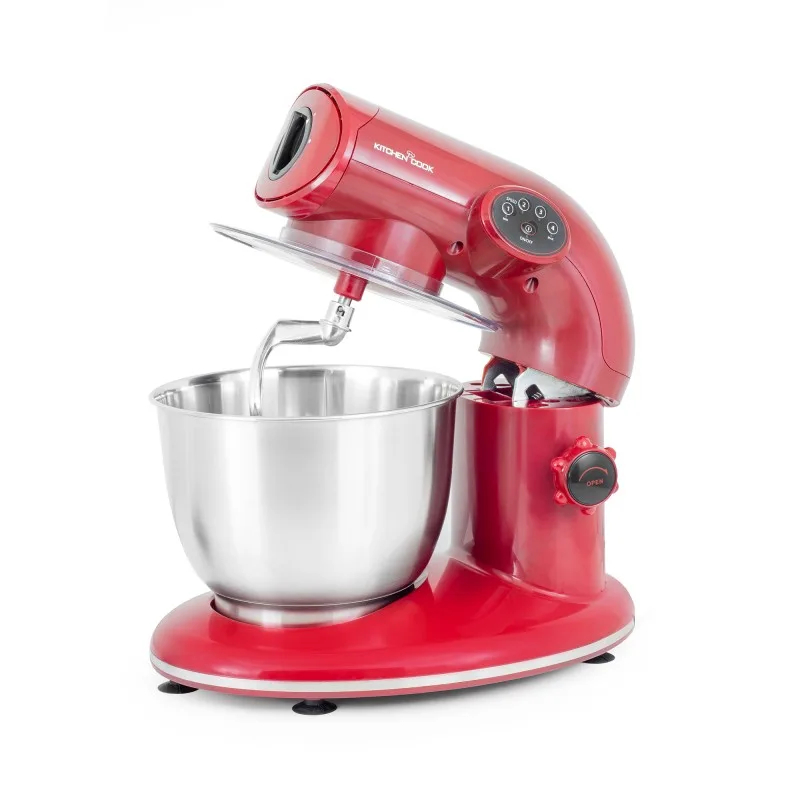 Kitchen Cook Rouge Robot Pétrin Avec Bol Inox 5L Ak80v2 Kitchencook - Neuf - Image 3