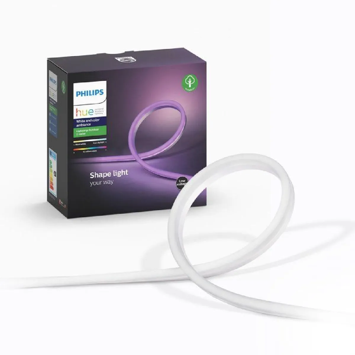 Philips Hue Lightstrip D'extérieur 2M - White & Color Ambiance