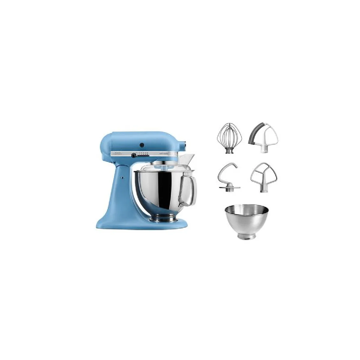 Kitchenaid Bleu Robot Pâtissier Artisan 4,8L Velvet - Neuf - Image 3