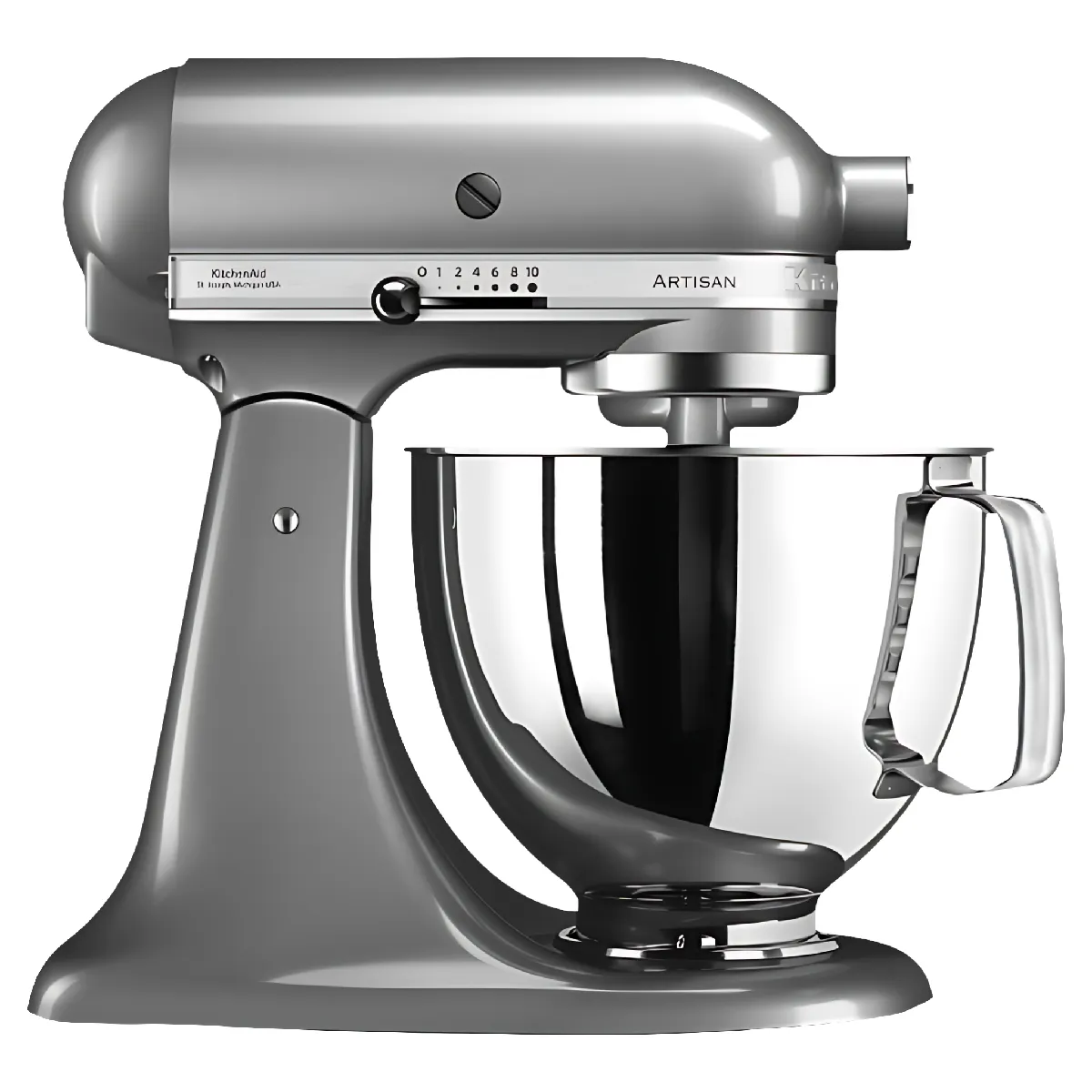 Kitchenaid Argent Artisan Robot Pâtissier 4.8 Litres