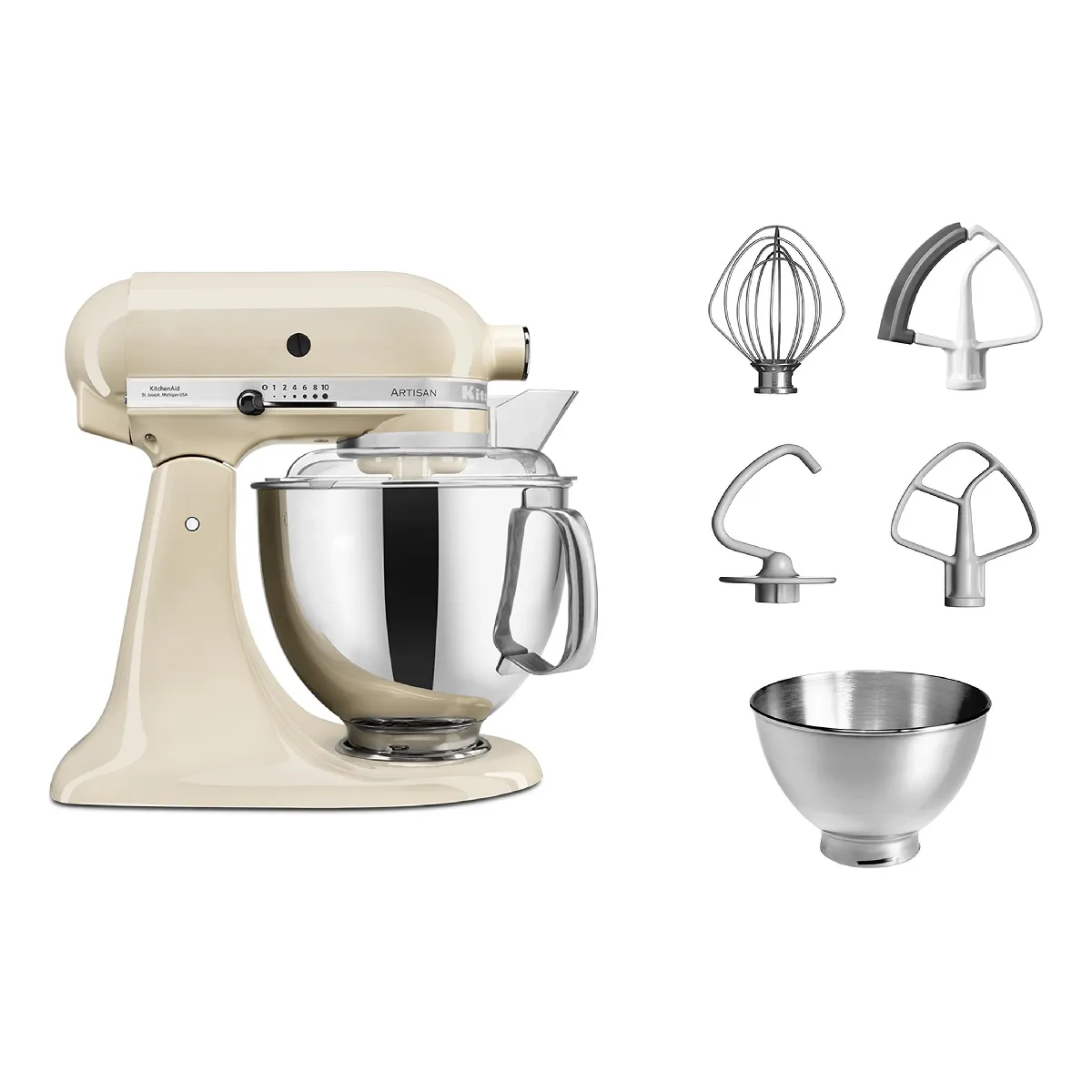 Kitchenaid Crème Robot Pâtissier 5Ksm175pseac 4.8L - Neuf - Image 5