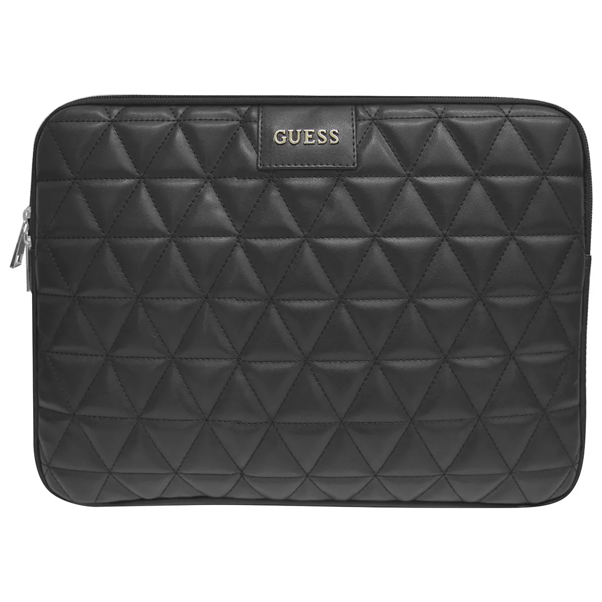 Guess Noir Housse Pour Ordinateur Portable 13 Pouces Quilted Avec Poche Arrière Zippée