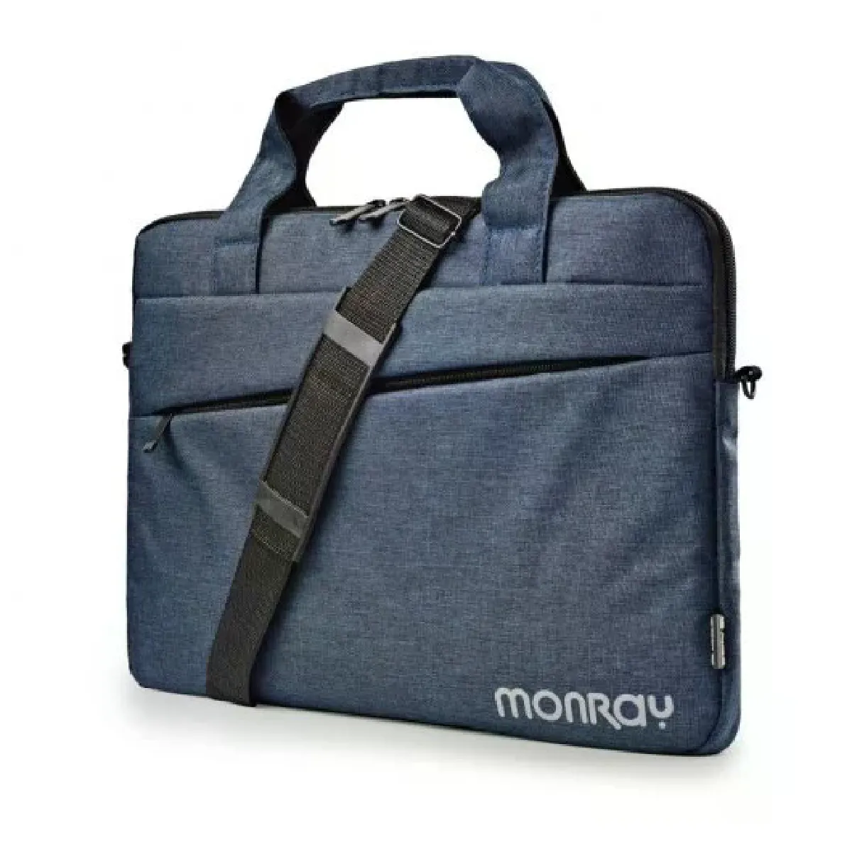 Ngs Bleu Monray Charter: Sacoche Pour Ordinateurs Portables Jusqu'à 15,6 Avec Compartiment Principal Rembourré. 2 Poches Extérieures. Couleur Marine. - Image 3