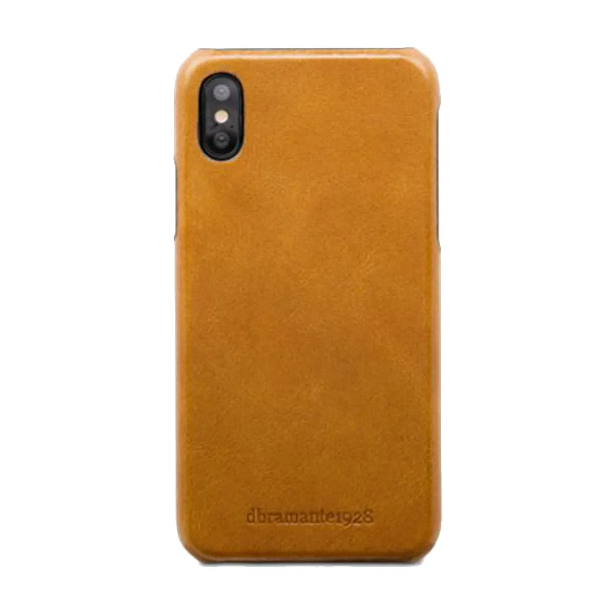 ALPEXE Coque rigide en cuir camel dbramante1928 pour iphone x/xs