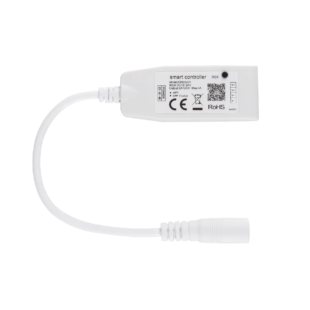 Ledkia Mini contrôleur variateur pour ruban LED WiFi