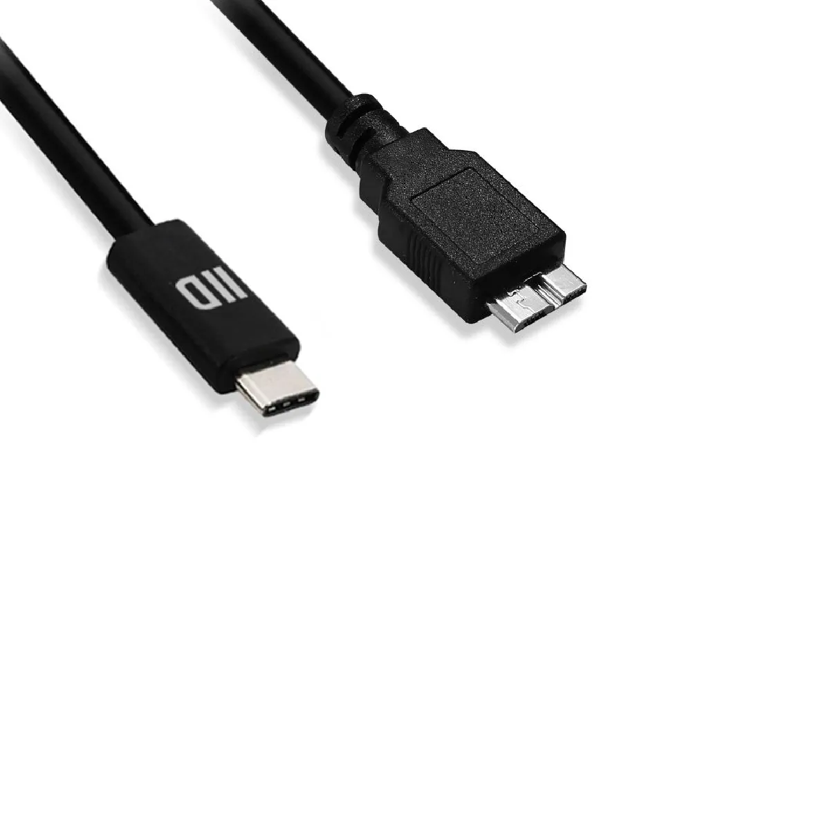 D2 Diffusion Noir Câble Usb-C / Micro-B 1M