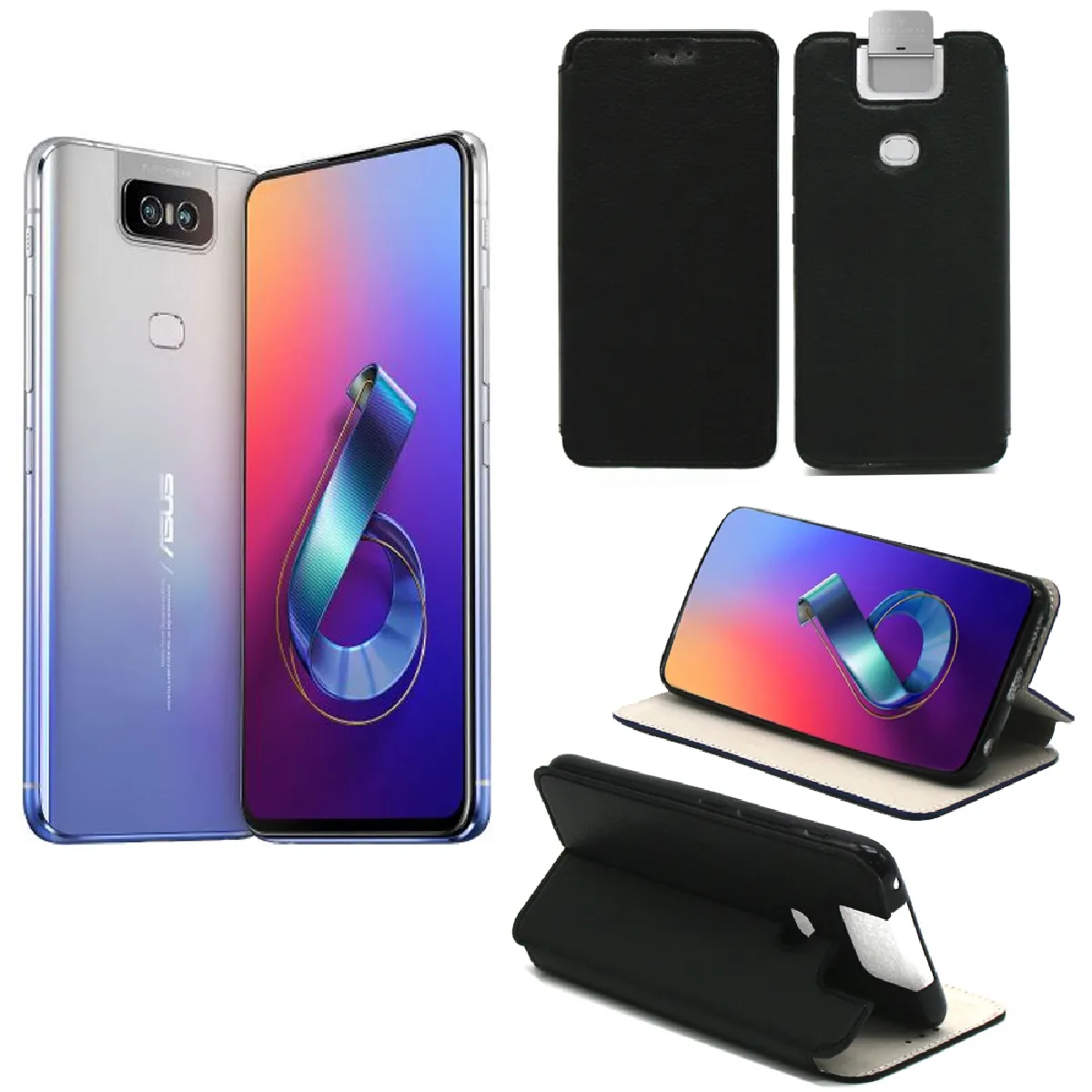 XEPTIO Asus Zenfone 6 ZS630KL - Noir