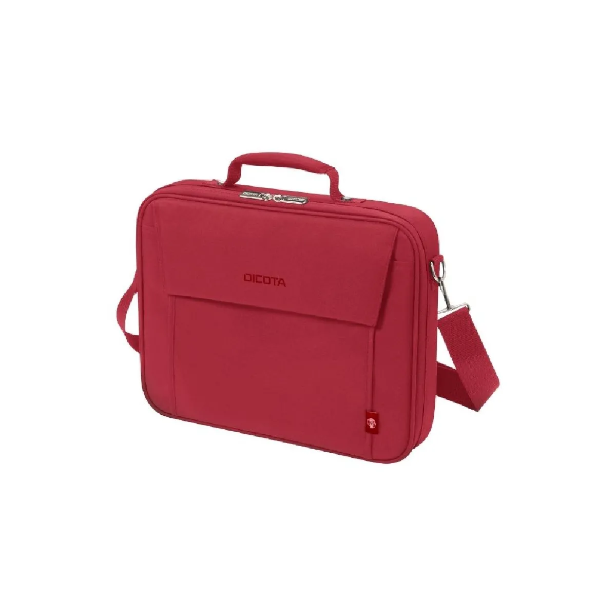 Dicota Rouge Sacoche Ecologique Multi Base Pc Portable 14"-15.6" Légère Polyester Cadre Métal Et Plusieurs Compartiments Garantie A Vie D30920-Rpet