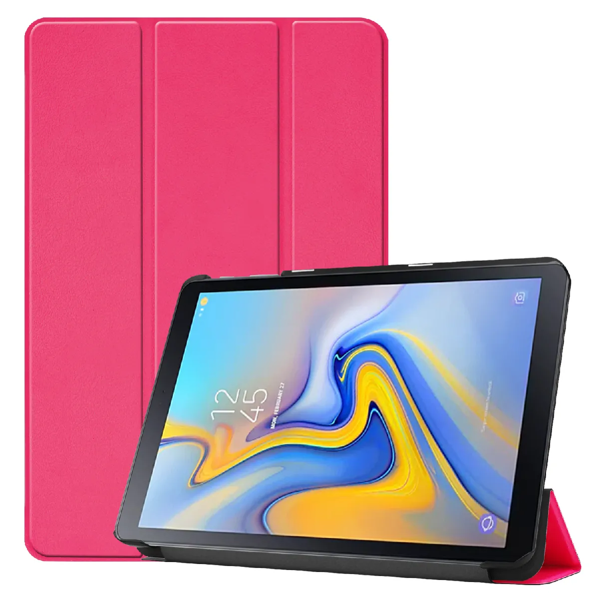 Xeptio Rose Étui Tablette En Similicuir Pour Samsung Galaxy Tab S5e - 10,5 Pouces