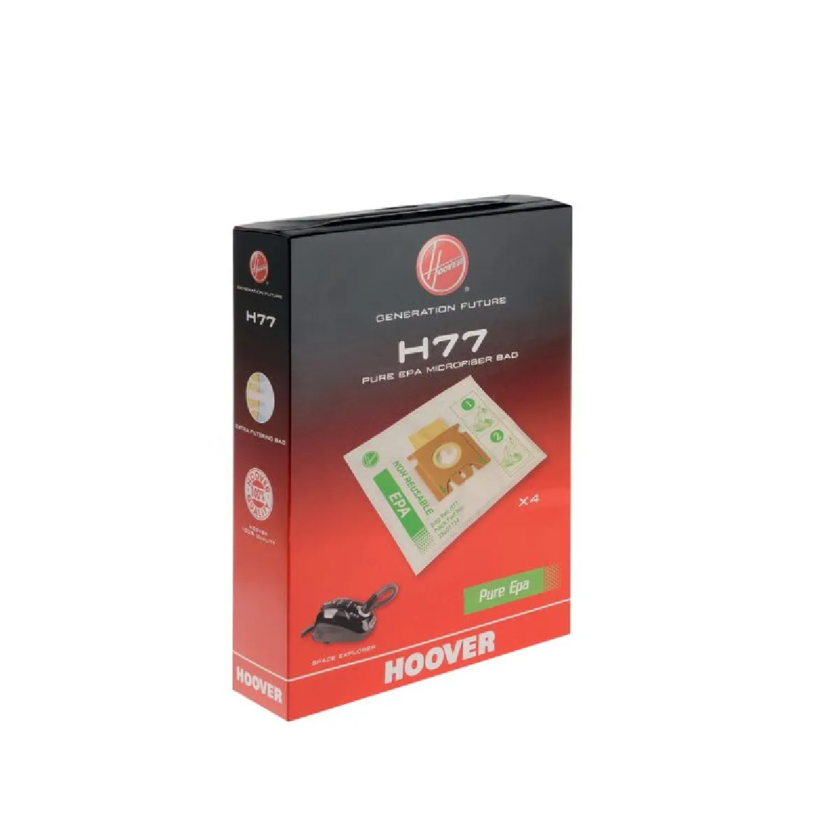 Hoover H77 4 sacs microfibre - vue 3