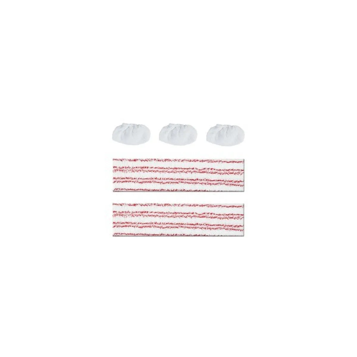 Polti Lot de 2 Serpillières + 3 bonnettes PAEU0324