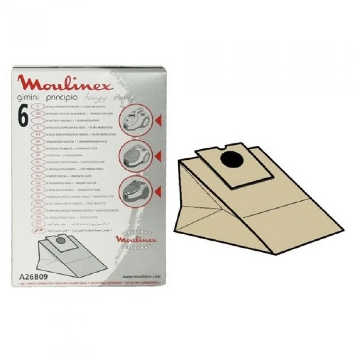 Moulinex Sachet de sacs Boogy