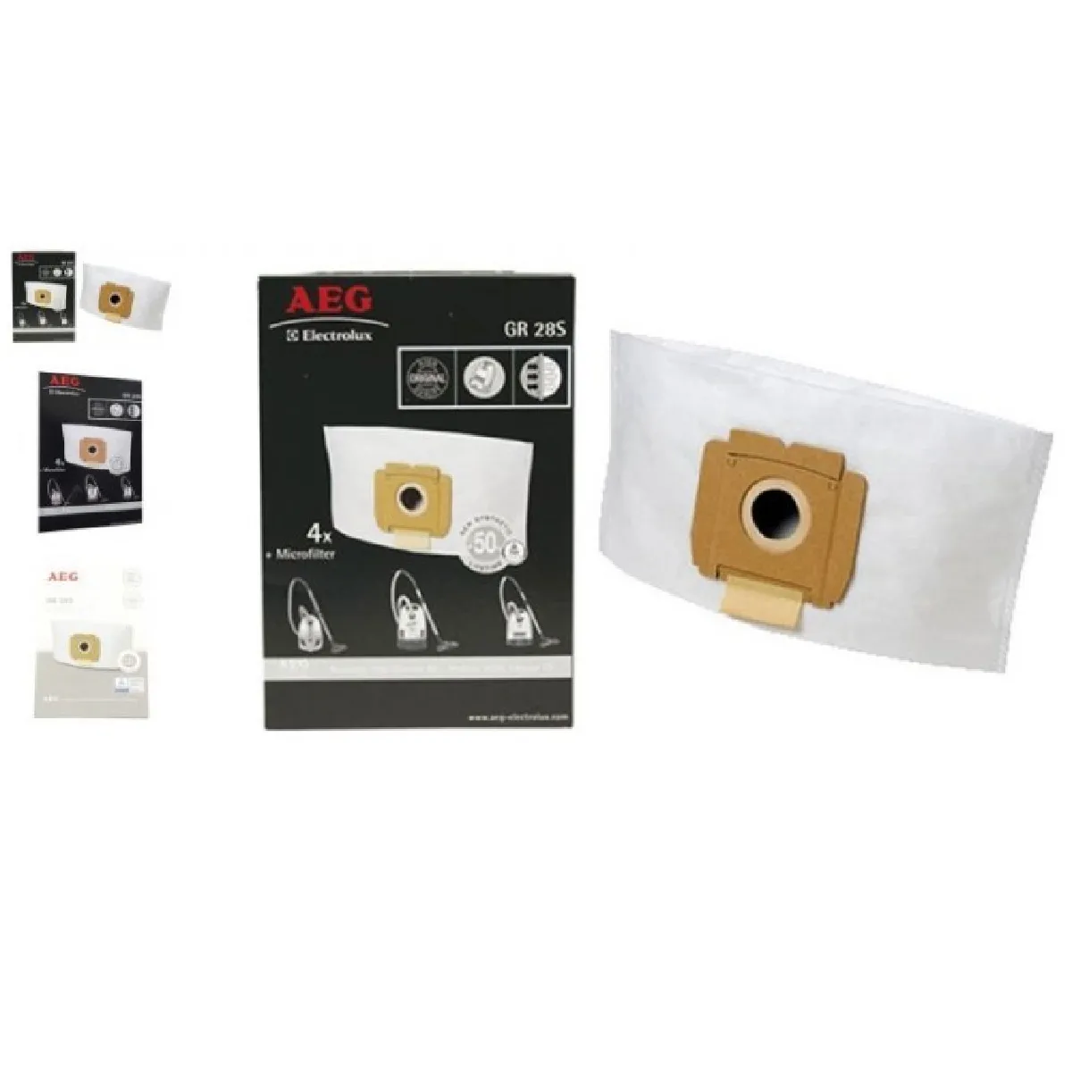 Sac à Poussière AEG GR28S – Lot de 4 Sacs avec Micro Filtre - vue 7