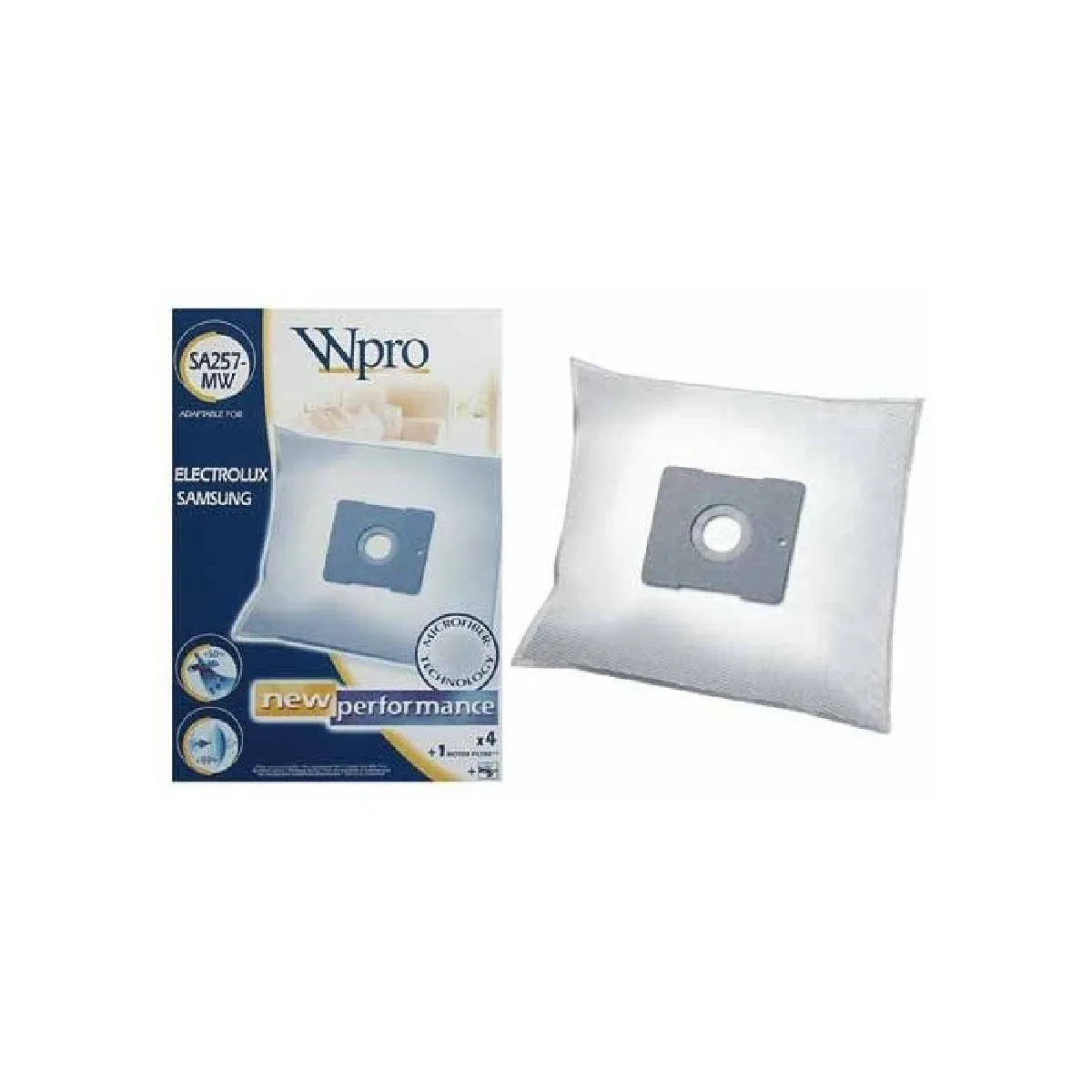 Sacs Aspirateur Candy RC407 – Lot de 5, Microfibre Haute Filtration