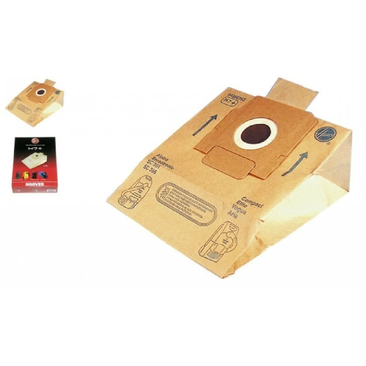 HOOVER Sachet de Sacs H7 ALPINA - vue 3