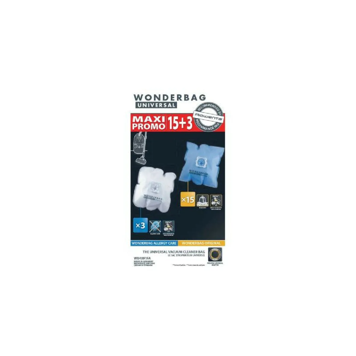 Rowenta Sac Wonderbag Universal X18