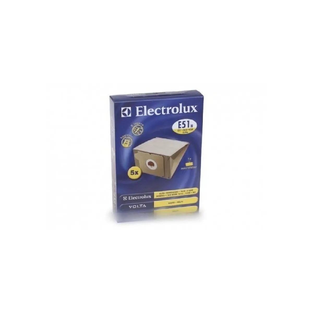 Sac Aspirateur Electrolux E51N – Lot de 5 Sacs Microfibre Haute Filtration