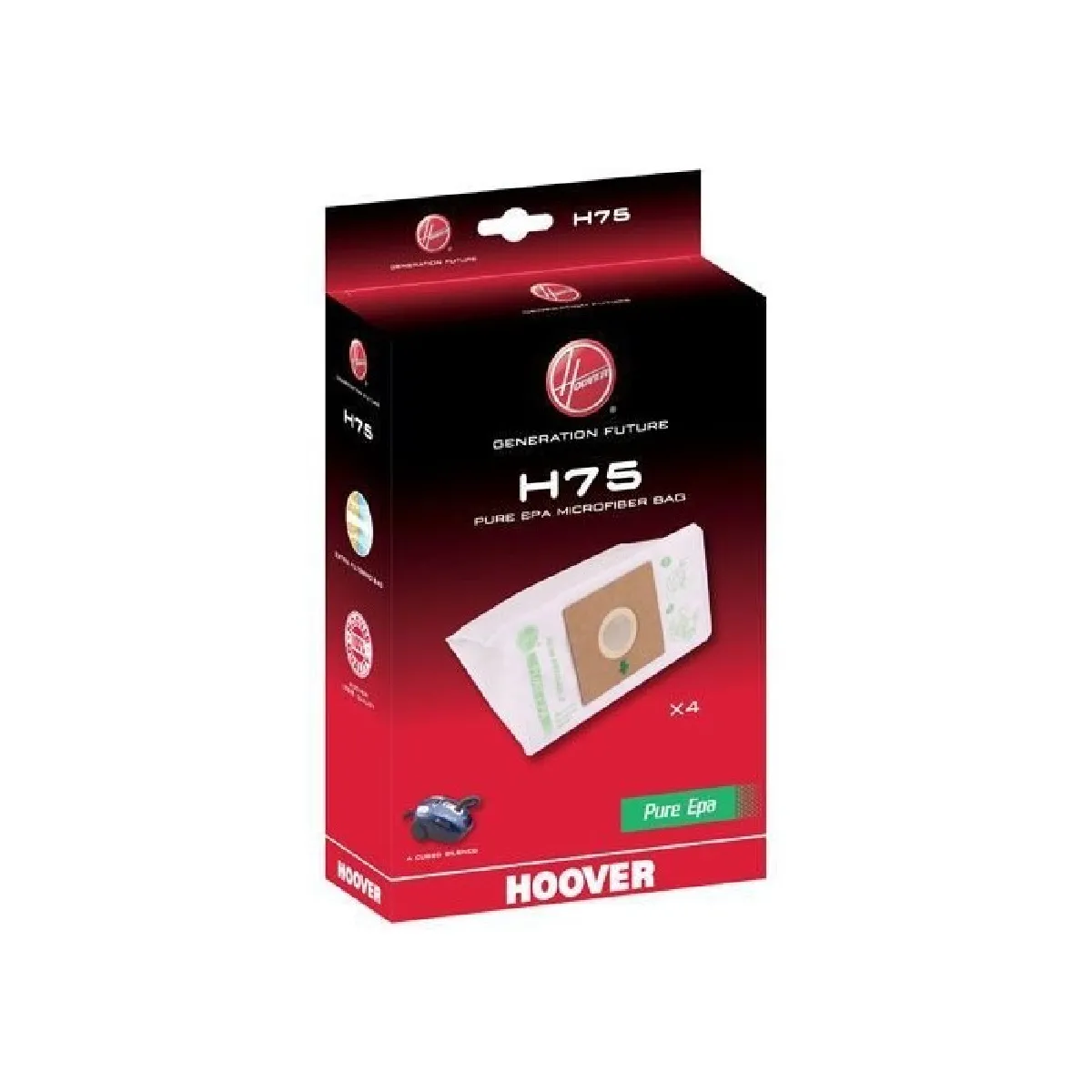 Sachets sacs microfibre pour Hoover