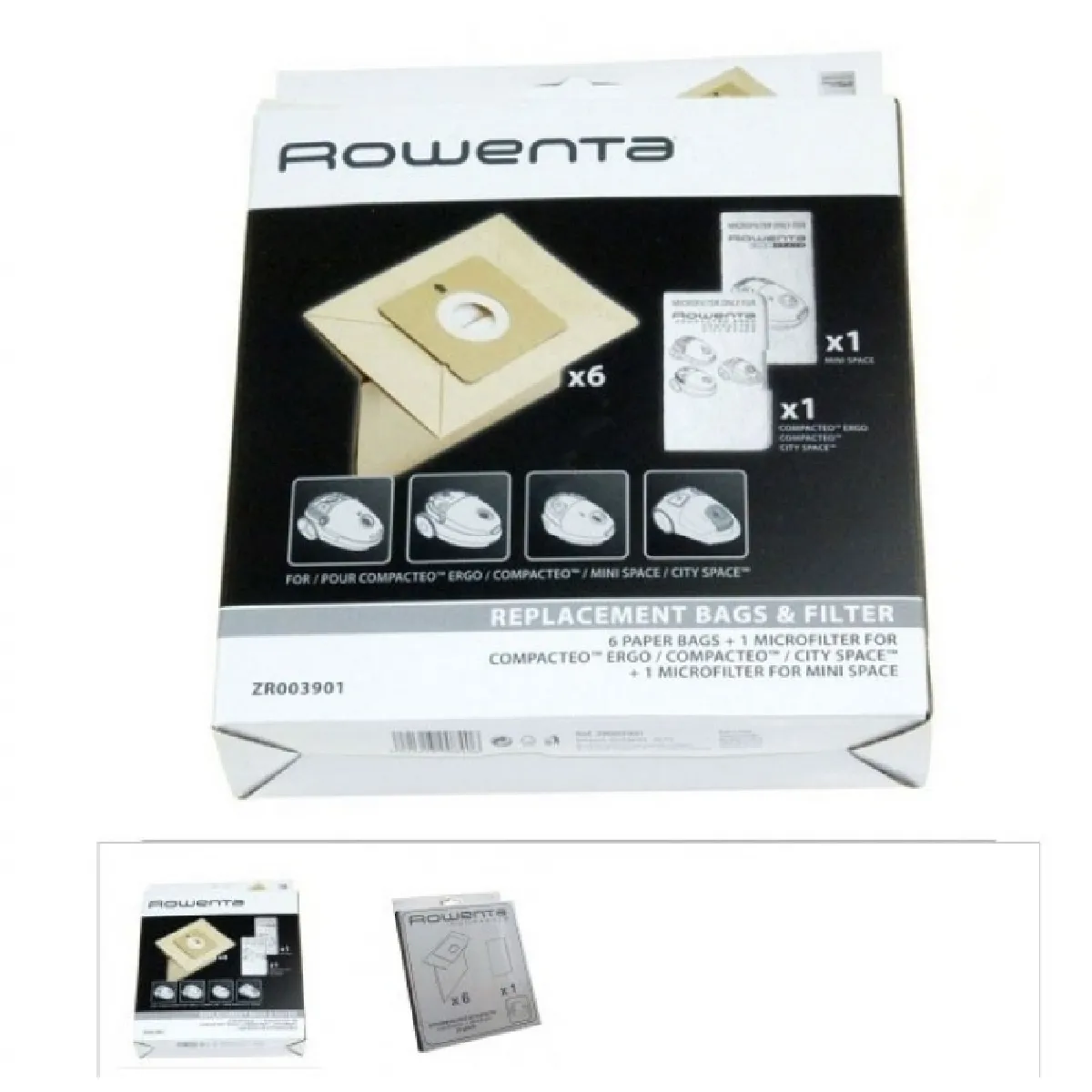 Moulinex Sacs x6 + Filtre - vue 4