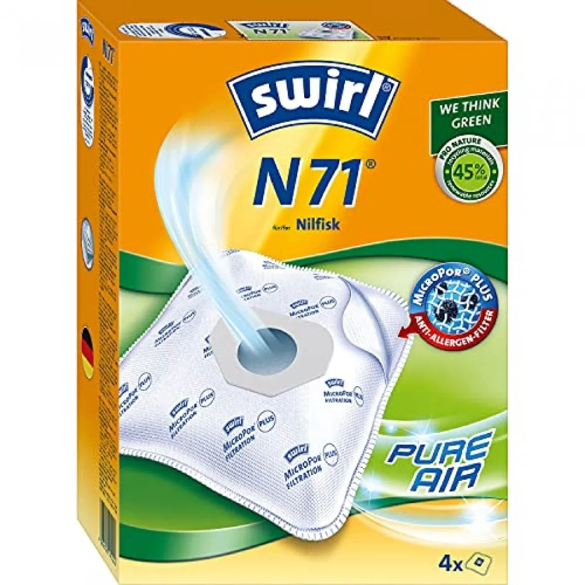 GENERIQUE Swirl - sac d'aspirateur n71 - pack/4 - n71