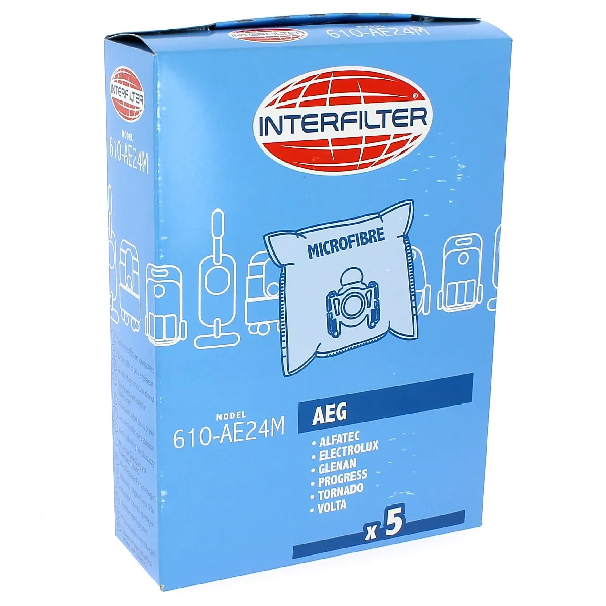 Sacs Aspirateur Tornado Microfibre – Lot de 4, Haute Filtration
