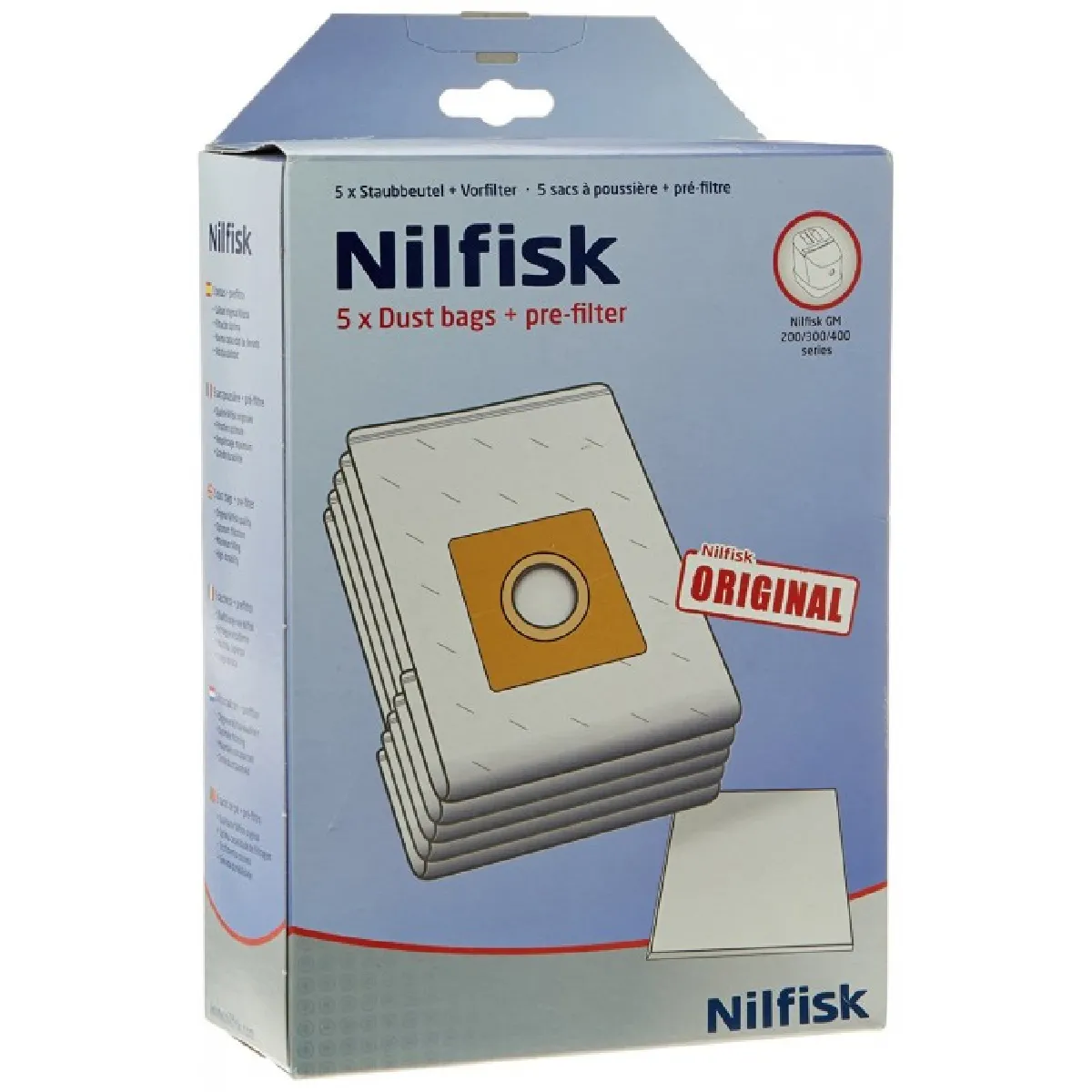 Nilfisk - Sacs pour aspirateur Advance - Lot de 4 - Image 3