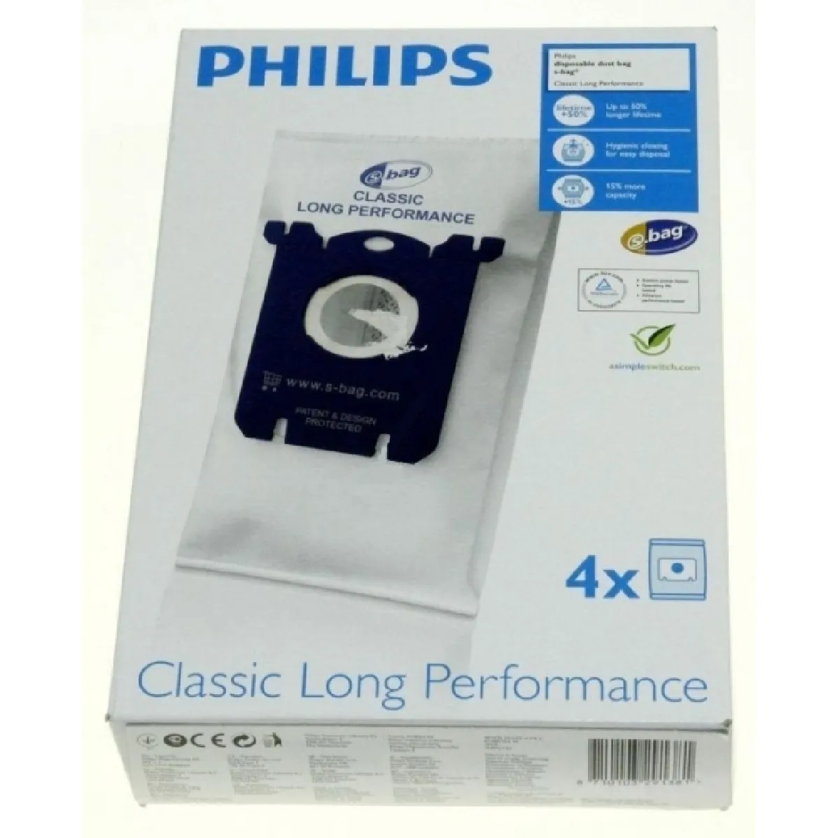 Philips bag Long Performance x4