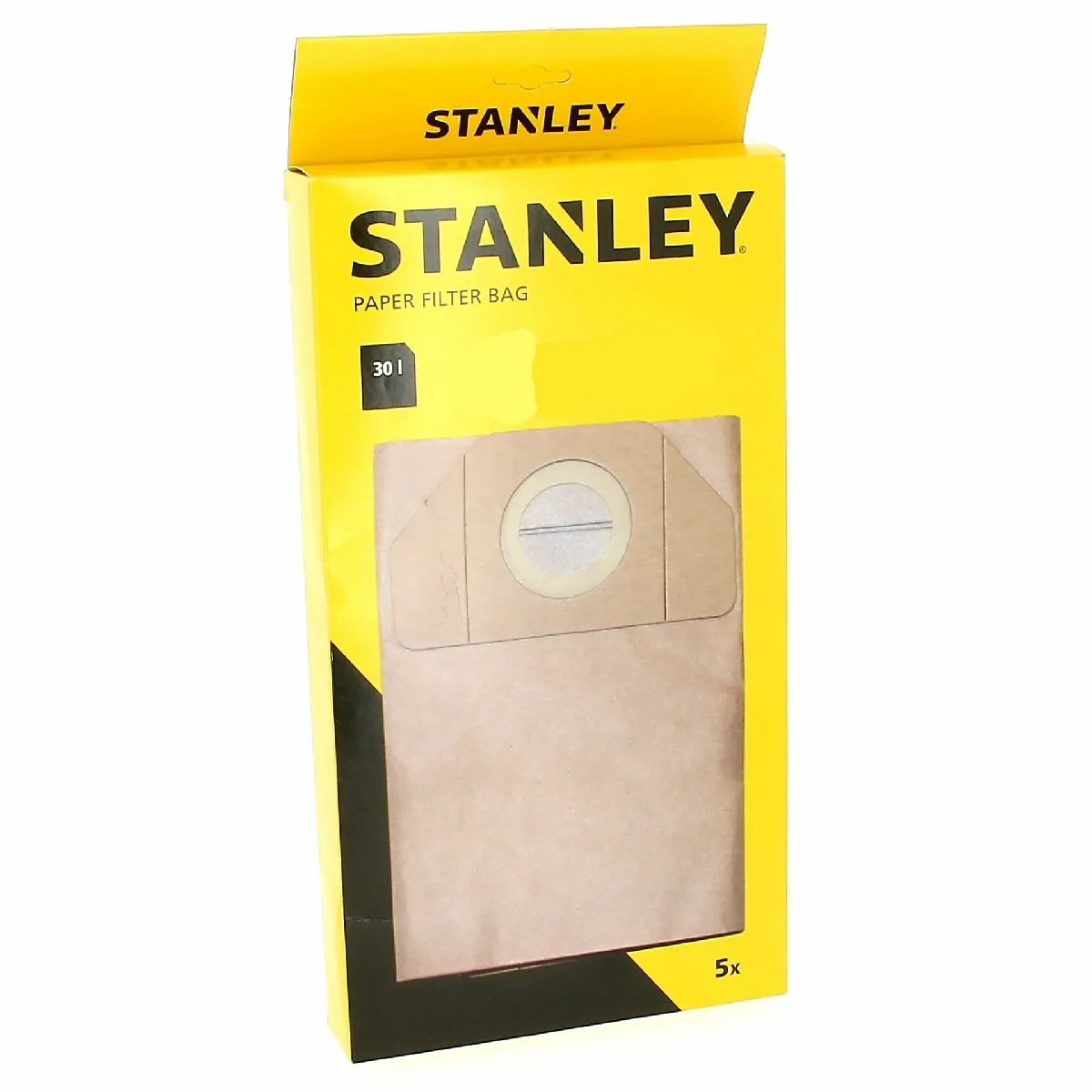 Sacs Aspirateur Stanley 30L – Lot de 5, Filtration Efficace