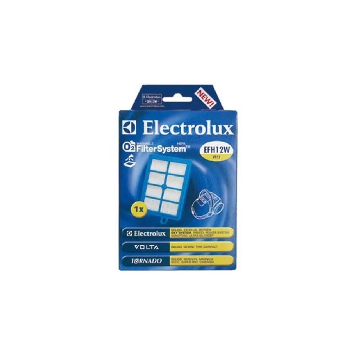 Filtre HEPA Electrolux EFH12W – Lavable, Compatible Aspirateurs AirMax