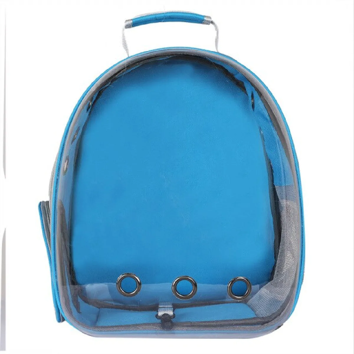 Comparer les prix de Sac à chat capsule transparente - Bleu