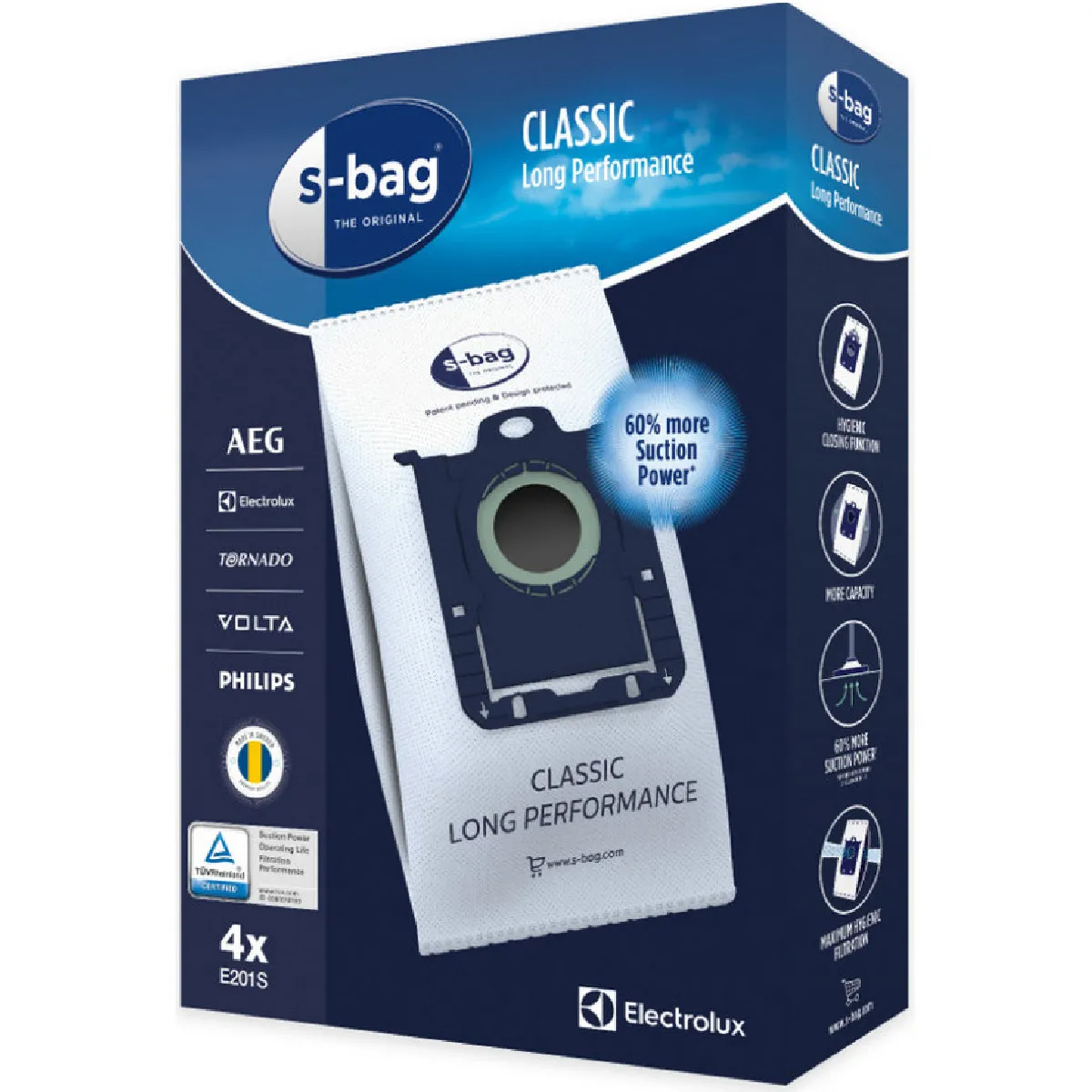 SAC ASPIRATEUR Electrolux E201S - vue 2