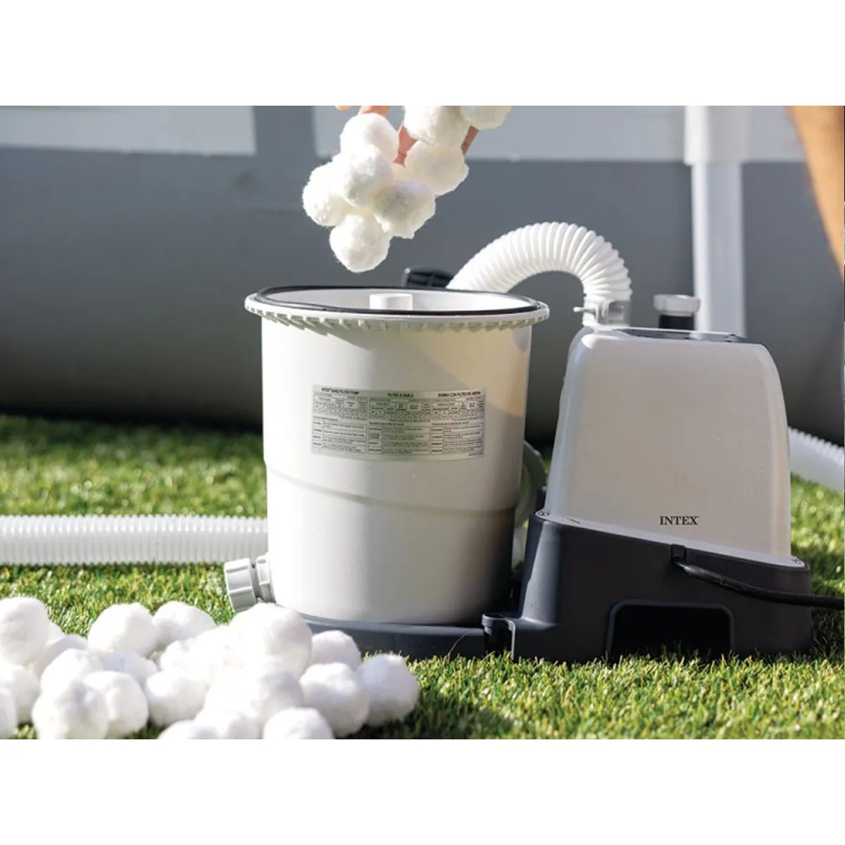 Intex balles filtrantes textiles